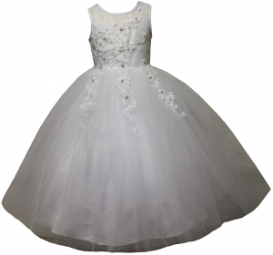 GIRLS FLOWER DRESSES (1242411) WHITE